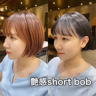 ショート カラー 透明感カラー🌿 グレージュ🐺陽介のヘアスタイル