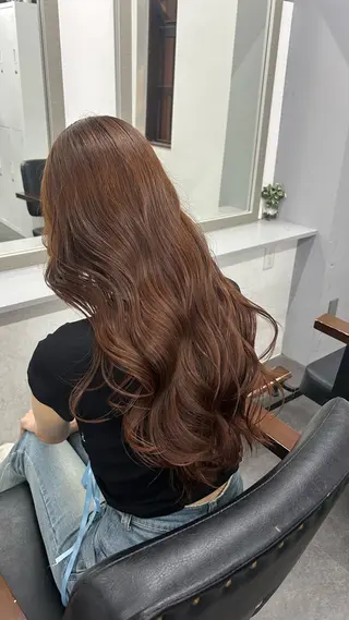 ロング カラー 艶髪✖️ハイトーン 🫧YURIA🫧のヘアスタイル