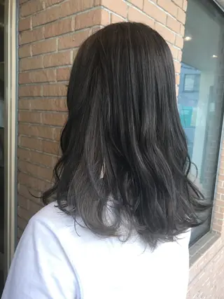 ロング カラー パーマ ヘアアレンジ メンズ キッズ ネイル マツエク・マツパ サロンドミルク 渋谷高比良のヘアスタイル