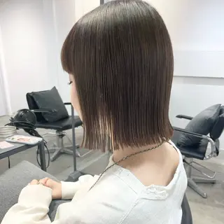 ミディアム カラー ショート〜ボブ✂︎ 武蔵小杉 南澤佑介のヘアスタイル