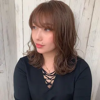 ミディアム topstylist ユヒャンのヘアスタイル
