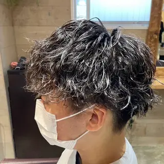 ミディアム カラー パーマ メンズ 👑錦糸町/毛流れ パーマ特化/NORIのヘアスタイル