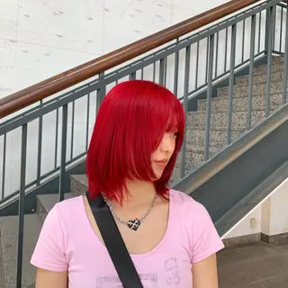 ミディアム カラー AMI🎀韓国ヘア 透明感カラーのヘアスタイル