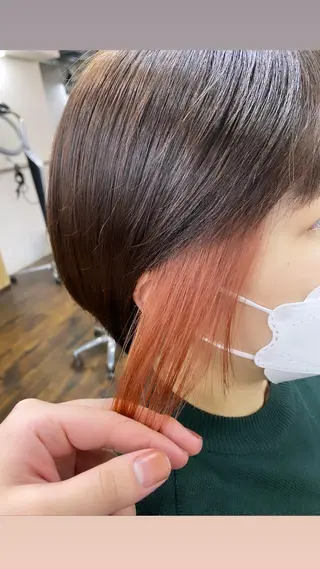 ショート カラー 髪質改善/レイヤー カット手塚奨のヘアスタイル