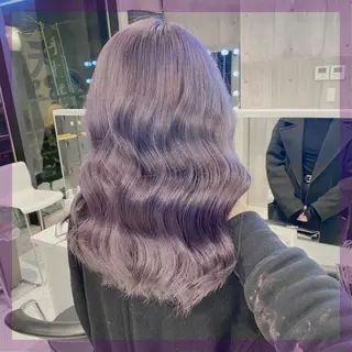 ロング カラー ヘアアレンジ メンズ キッズ ブリーチの髪様 MASATOのヘアスタイル