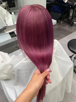 ロング カラー 🦋韓国hair🦋 エクステ店長sakiのヘアスタイル