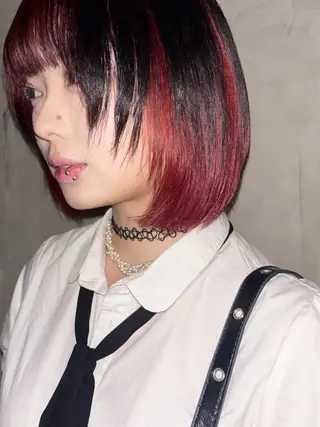ショート カラー レイヤー/ボブ /🦋Ayana🦋のヘアスタイル