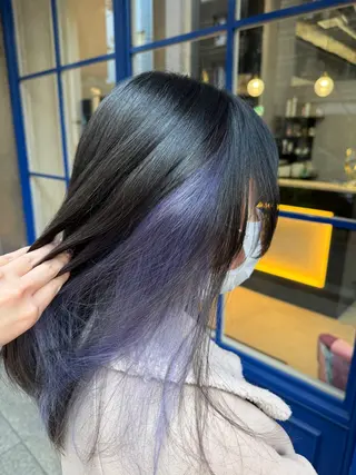 ロング カラー Nene 🪽🤍推しカラーのヘアスタイル