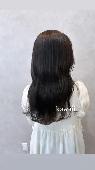 ロング カラー ヘアアレンジ REONA🪽✨薬院 レイヤーカット🫧のヘアスタイル