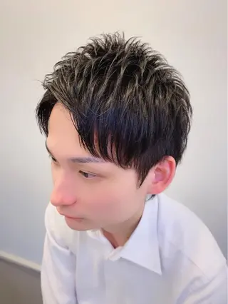 ショート メンズ 美髪矯正・髪質改善 【中村吉孝】のヘアスタイル