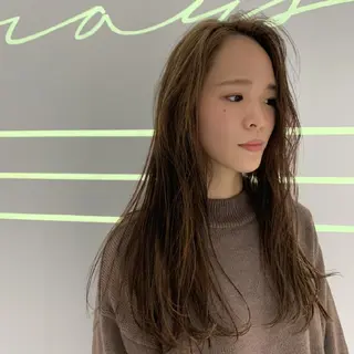 ロング カラー 竹尾 優斗のヘアスタイル