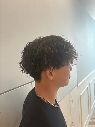 メンズ ニュアンス/毛流れ パーマtakeruのヘアスタイル