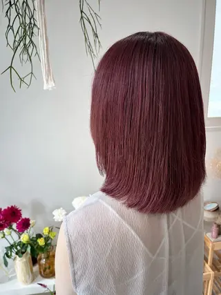 ミディアム カラー 暖色カラー／ ヘアセット🌛櫻井舞のヘアスタイル