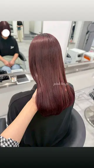 ロング ParveMix🫧 宮﨑 梨里のヘアスタイル