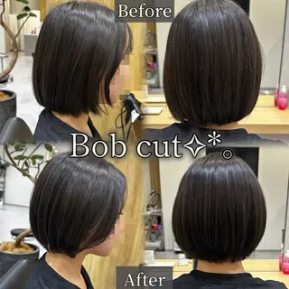 ショート 癖毛改善縮毛矯正 /中山なかやまのヘアスタイル