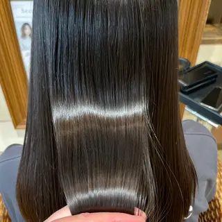 ロング カラー パーマ 髪質改善縮毛矯正 美容師✂️山崎竜二のヘアスタイル