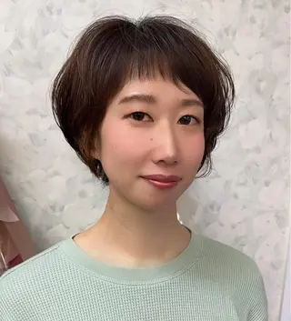 ショート パーマ 髪質改善のプロ✨りな さんのヘアスタイル