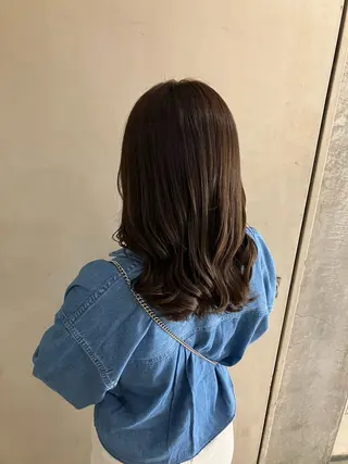 ミディアム カラー 清村 和音のヘアスタイル