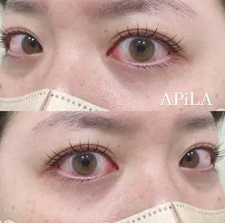 マツエク・マツパ APiLA HASHIMOTOのマツエク・マツパデザイン
