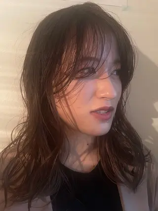 セミロング 🪽デザインカラー/ ブリーチ/陽向🪽のヘアスタイル