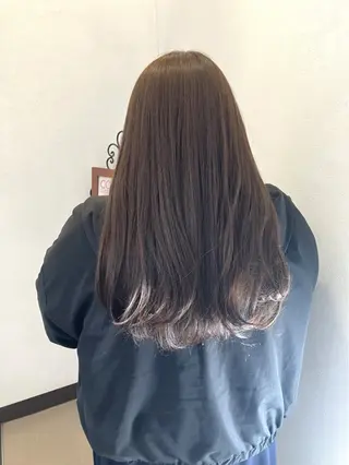 ロング 阿部 雲母のヘアスタイル