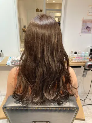 セミロング カラー 【女性指名No.1】 西口直子のヘアスタイル