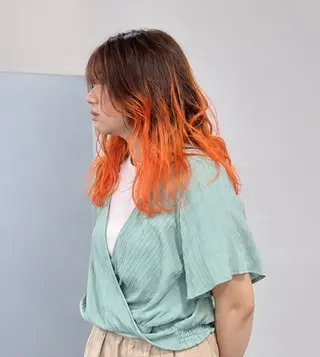 ミディアム カラー 透明感カラー🫧 Kanaのヘアスタイル