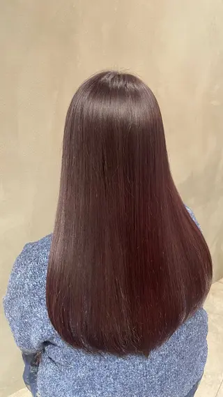 ロング 都築 菜美のヘアスタイル