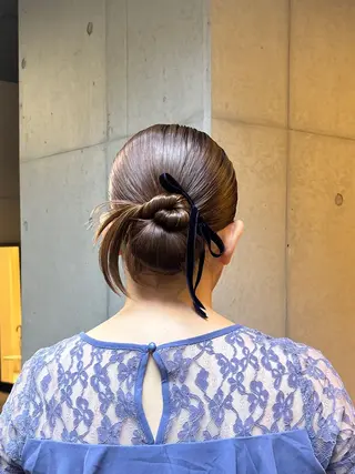 ミディアム ヘアアレンジ 〖❁ちひろ| LEONID❁〗のヘアスタイル