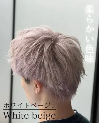 カラー メンズ 渋谷ブリーチカラー/ デザインカラー/優希のヘアスタイル