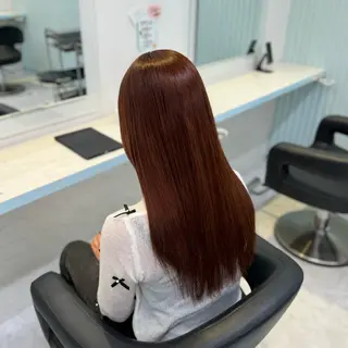 ロング 🤎モテ髪&透明感 ミルクティー🥣🤎のヘアスタイル