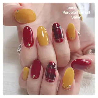 ミディアム ネイル 🐾enen style 🐾のネイルデザイン