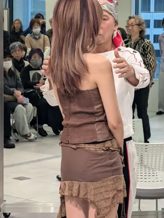 セミロング 早坂 繁喜のヘアスタイル