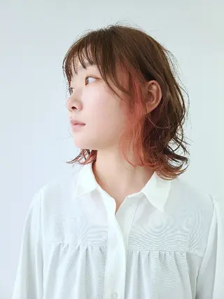 セミロング 🎗️髪質改善・美髪 艶髪🥇小西邦生のヘアスタイル