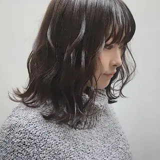 ミディアム カラー 山中 直輝のヘアスタイル