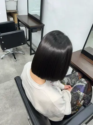 ショート 縮毛矯正/髪質改善 /艶カラー/こうめいのヘアスタイル