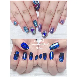 ミディアム ネイル 🐾enen style 🐾のネイルデザイン