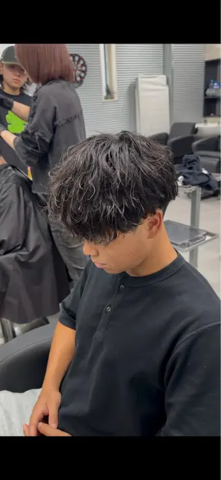 ショート パーマ メンズ メンズの悩み解決専門 柏パーマ職人/曽我尾のヘアスタイル