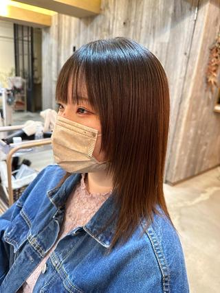 セミロング 似合わせが得意 村松慧汰のヘアスタイル