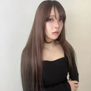 ロング カラー Ren. 🦋デザインカラーのヘアスタイル