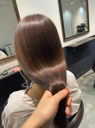 ロング カラー 大人ボブと似合 わせカラー/馬場 翼のヘアスタイル