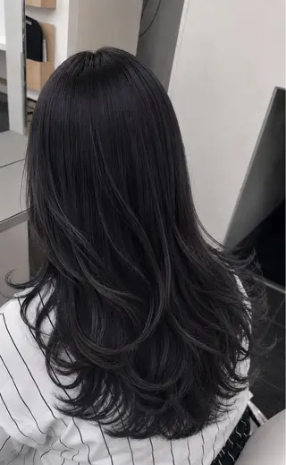 ロング カラー 🫧透明感艶カラー& レイヤー/ゆめ🫧のヘアスタイル