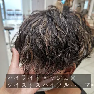メンズ タッセルボブ× 美髪・髪質改善のヘアスタイル