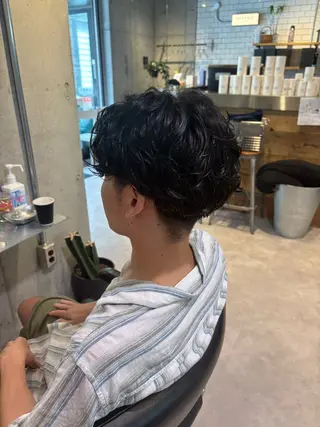 メンズ 韓国ヘアー🇰🇷 MIWAのヘアスタイル
