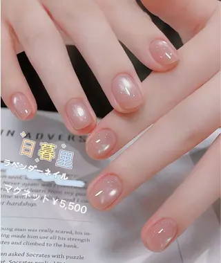 ネイル ラベンダー💖日暮里 ルル💖ネイルのネイルデザイン