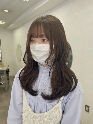 セミロング カラー 『SiLO』 rumiのヘアスタイル