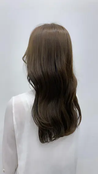 ロング 🌷ラベンダーピンク 顔まわり🌷ねいろのヘアスタイル