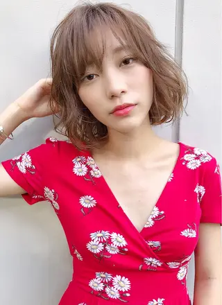 ショート カラー 上條 航平のヘアスタイル
