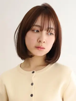 ミディアム 高橋 寧音のヘアスタイル