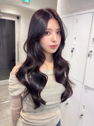 ロング カラー ヘアアレンジ 透明感カラー/ 渋谷/Ayaka🎀のヘアスタイル